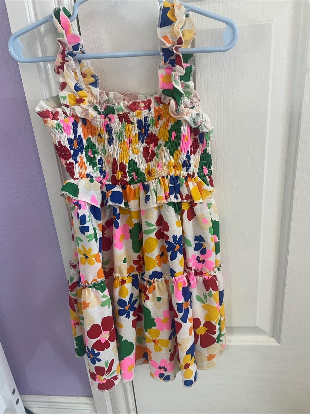 Sara Sara Multicolor Floral Smocked Sundress